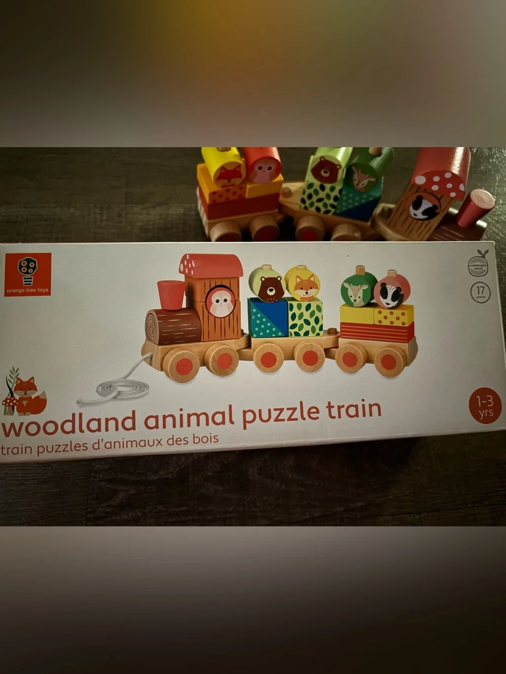 Woodland Animal Puzzle Train